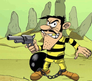Gif animé jo dalton